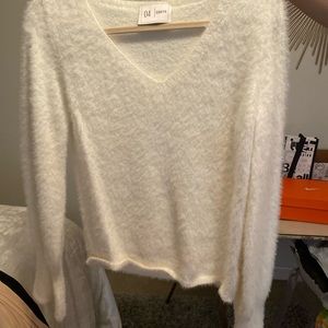 Super soft white/cream sweater worn once